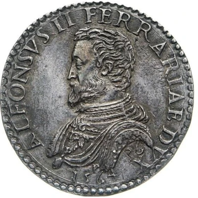 ½ Scudo - Alfonso II Early bust front