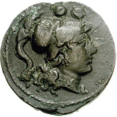 Æ Sextans 210 BC - 200 BC front