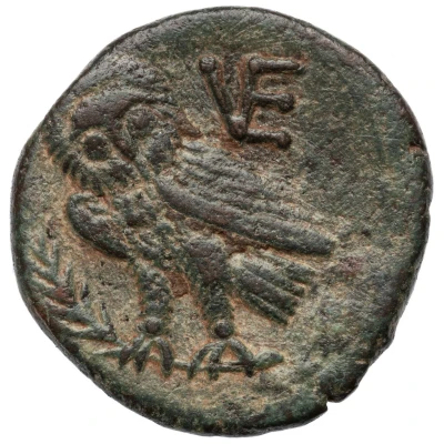 Æ Sextans 210 BC - 200 BC back