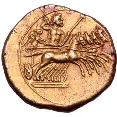 ⅜ Shekel Carthaginian occupation of Bruttium 216 BC - 211 BC back