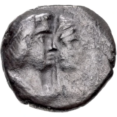 ¼ Shekel - Obodas III and Hagaru I 28 BC - 27 BC front