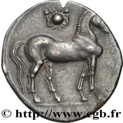 ½ Shekel 220 BC - 210 BC back