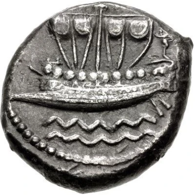 ½ Shekel 435 BC - 425 BC front