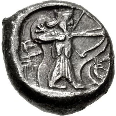 ½ Shekel 435 BC - 425 BC back