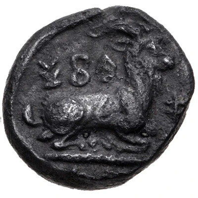 ⅓ Siglos - Evagoras I 411 BC - 374 BC back