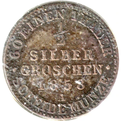 ½ Silbergroschen - Charles Alexander back