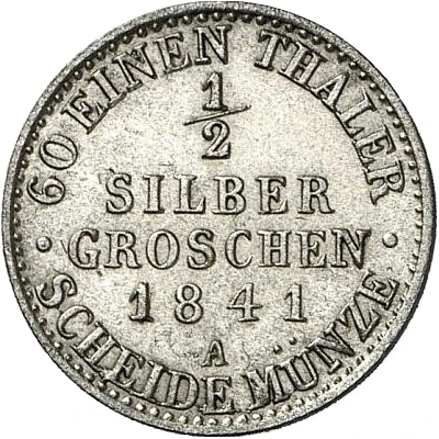 ½ Silbergroschen - Frederick Günther back