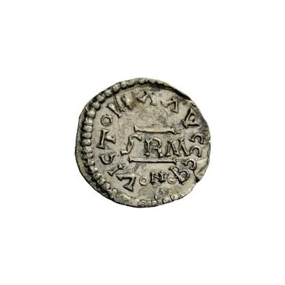 ½ Siliqua In the name of Anastasius I; Sirmium; large bust with flat back and SRM back