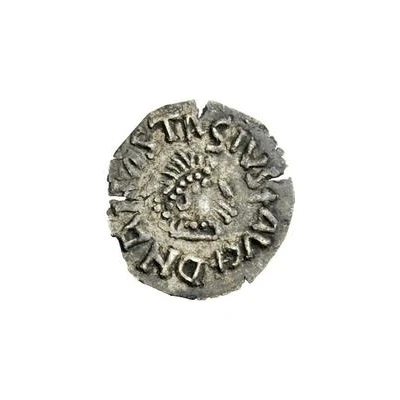 ¼ Siliqua In the name of Anastasius I and Theoderic; Sirmium; bust facing right front