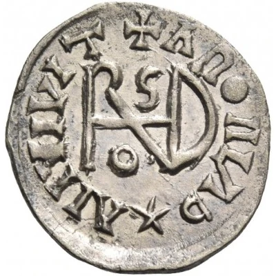 ¼ Siliqua In the name of Anastasius I and Theoderic; Sirmium; regular S with angled bust back