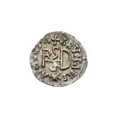 ¼ Siliqua In the name of Anastasius I and Theoderic; Sirmium; regular S with rolled bust back