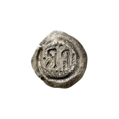 ½ Siliqua - Perctarit Posthumous; thin monogram with eleven dots back