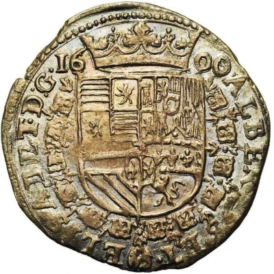 ⅛ Silver Gulden "Stoter" - Albert and Isabella front