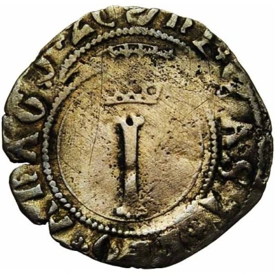 ¼ Silver Real - Charles V with Joanna ND back