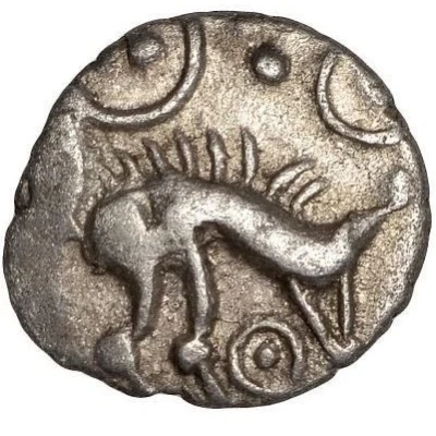 ½ Silver Unit Norfolk Ring Boar type 20 BC - 40 AD front