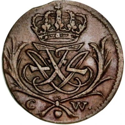 ½ Skilling Dansk - Frederik IV front