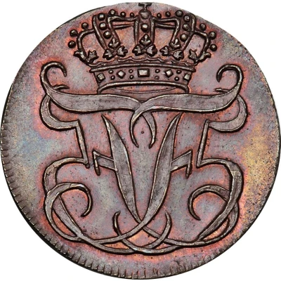 ½ Skilling Dansk - Frederik V front