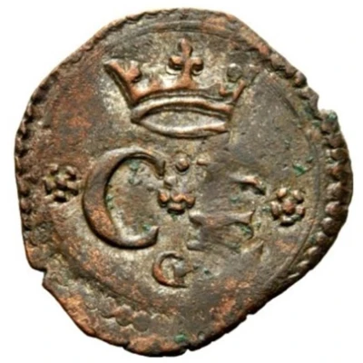 ¼ Soldo - Charles Emmanuel I 3rd type ND front