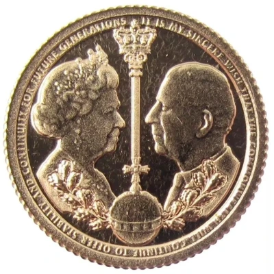 ¼ Sovereign - Charles III King's Accession back