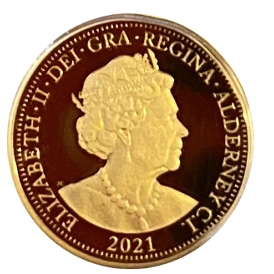 ⅛ Sovereign - Elizabeth II 200th Anniversary George and the dragon front