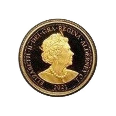 ¼ Sovereign - Elizabeth II 95th Birthday front