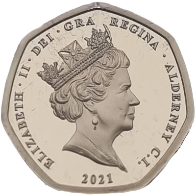 ¼ Sovereign - Elizabeth II Decimal anniversary front