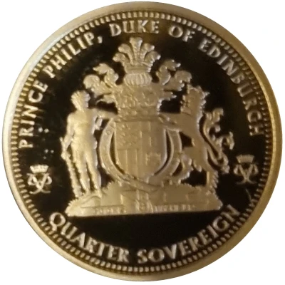 ¼ Sovereign - Elizabeth II HRH Prince Philip back