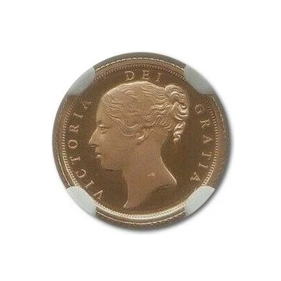 ¼ Sovereign - Elizabeth II Queen Victoria back