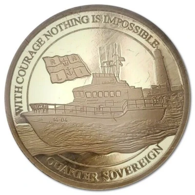 ¼ Sovereign - Elizabeth II RNLI; Roy Barker I back