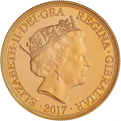 ¼ Sovereign - Elizabeth II Saint George and the Dragon front