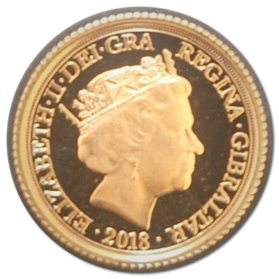 ¼ Sovereign - Elizabeth II Saint George and the Dragon front