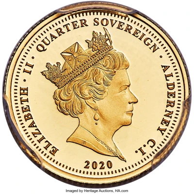 ¼ Sovereign - Elizabeth II Three Graces front