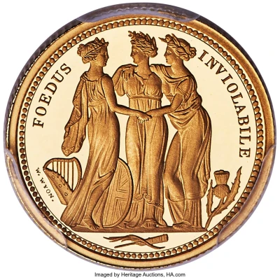 ¼ Sovereign - Elizabeth II Three Graces back