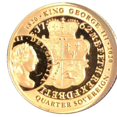 ¼ Sovereign - Elizabeth II back