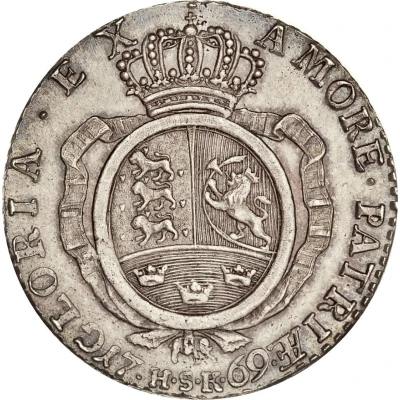 ½ Speciedaler - Christian VII Type 2; Rethwitsch back