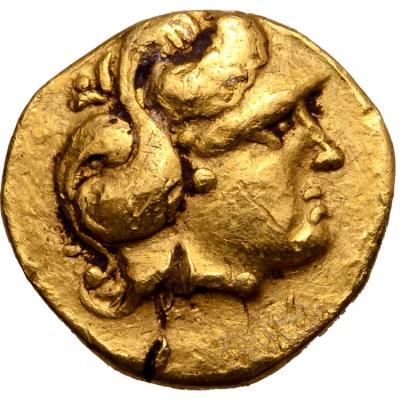 ⅓ Stater Athena Alkidemos Type 200 BC - 101 BC front