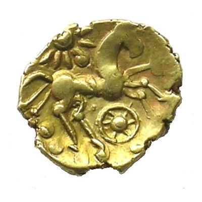 ¼ Stater "Atrebatic B" 55 BC - 45 BC back