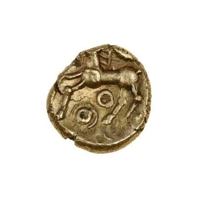 ¼ Stater "Atrebatic C" - Commius 45 BC - 30 BC back