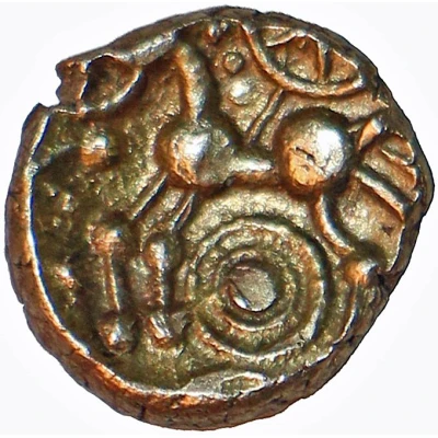 ¼ Stater - Belgae Tribe - Esunertos 50 BC - 30 AD back