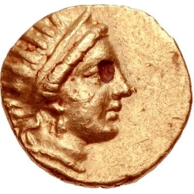 ¼ Stater - Damas 125 BC - 88 BC front