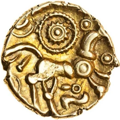 ¼ Stater "Dobunnic A" 35 BC - 30 BC back