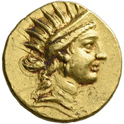 ¼ Stater - Eunikos 125 BC - 88 BC front