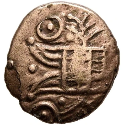 ¼ Stater "Irstead Trefoil type Icenian B" 20 BC - 10 AD front