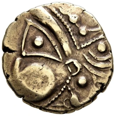 ½ Stater with boars facing left 110 BC - 60 BC front