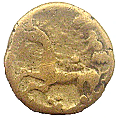 ¼ Stater with flowering branch 100 BC - 52 BC back