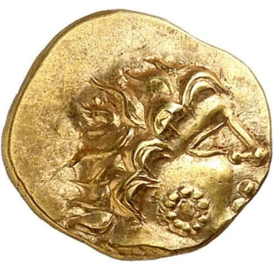 ¼ Stater with hippophorus and flower 80 BC - 50 BC front