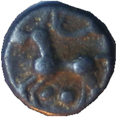 ¼ Stater with segments of circles, horse on the left 80 BC - 50 BC back