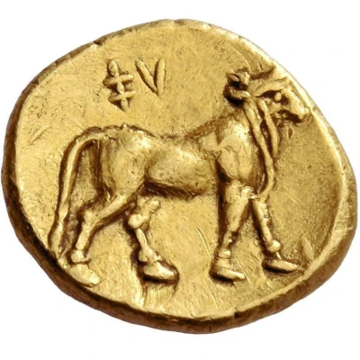 ¼ Stater 315 BC - 312 BC back