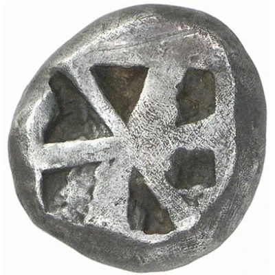 ½ Stater 525 BC - 475 BC back