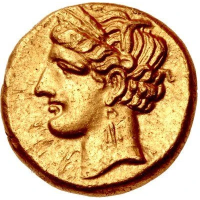 ¼ Stater 264 BC - 241 BC front